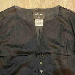 シャネル(CHANEL)のCHANEL カーデガン　シースル　(カーディガン)