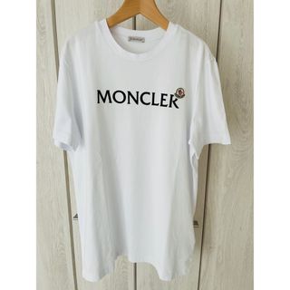 MONCLER - 【新品未使用】MONCLER メンズ ロゴTシャツ ホワイトの通販