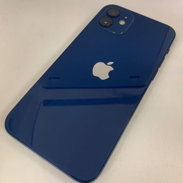 超美品 SIMフリー iPhone 12 MGHR3J/A ブルー