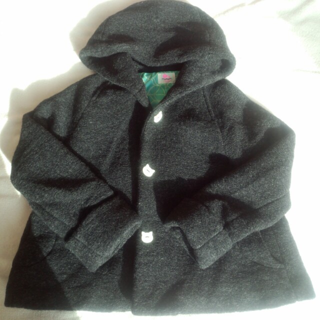 POU DOU DOU(プードゥドゥ)のPOU-DOU-DOU黒コート レディースのジャケット/アウター(ピーコート)の商品写真
