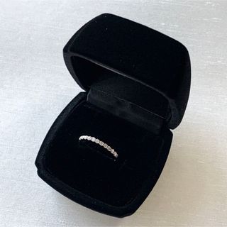 プラチナ*ハーフエタニティリング】天然ダイヤモンド0.22ct*9号*最