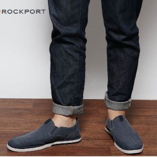 ロックポート(ROCKPORT)の最値!定12100円!ロックポート スリッポン サイドゴア スニーカー 25.5(スニーカー)