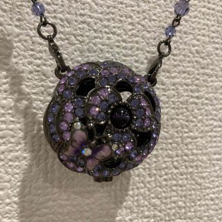 アナスイ(ANNA SUI)のANNA SUI ショルダーネックレス フラワー＆蝶(ネックレス)