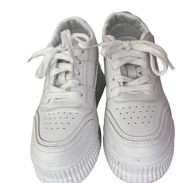 白 厚底スニーカー レディースの靴/シューズ(スニーカー)の商品写真