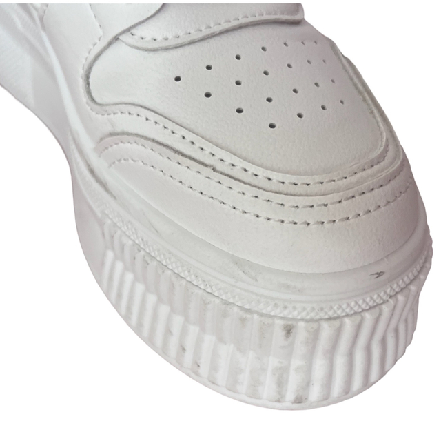 白 厚底スニーカー レディースの靴/シューズ(スニーカー)の商品写真