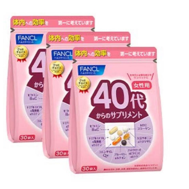 サプリメントFANCL 40代からのサプリメント  女性用  30袋入り × 3