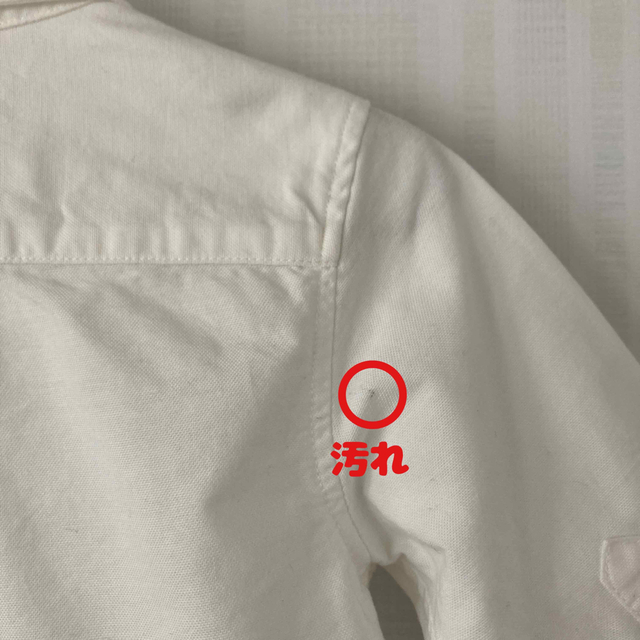 MUJI (無印良品)(ムジルシリョウヒン)の無印良品 オックスシャツ（ベビー） キッズ/ベビー/マタニティのベビー服(~85cm)(シャツ/カットソー)の商品写真
