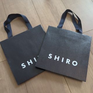 シロ(shiro)のSHIROショップ袋(ショップ袋)