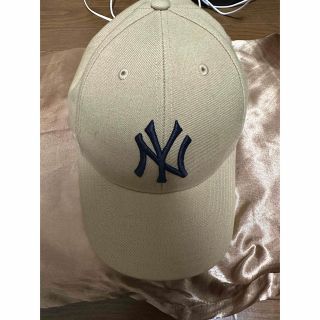 フォーティセブン(47 Brand)のニューエラ　ヤンキース　NEWERA キャップ　ベージュ　47ブランド(キャップ)