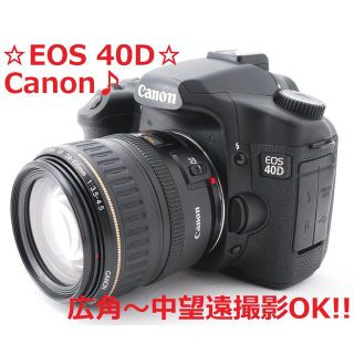 Canon - 新品電池付き♪☆プロの写真撮影に近づく☆ Canon EOS 40D