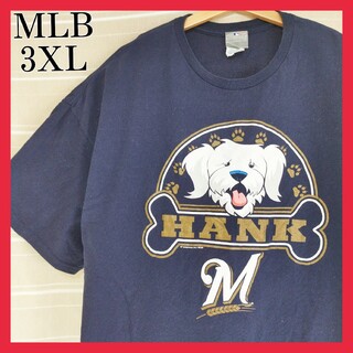 メジャーリーグベースボール(MLB)のMLB ミルウォーキーブルワーズ メジャーリーグTシャツ tシャツ HANK(Tシャツ/カットソー(半袖/袖なし))