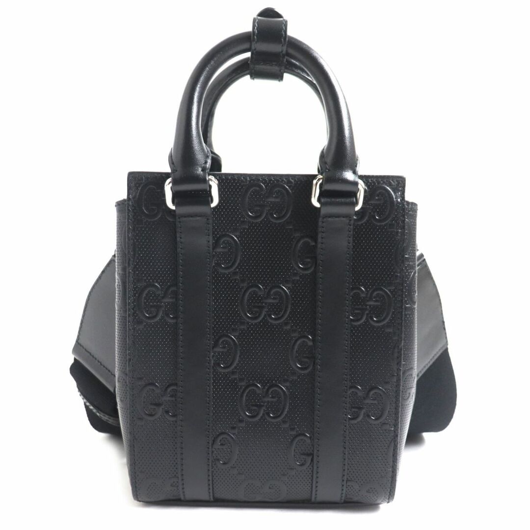Gucci - 美品▽GUCCI グッチ 696010 GGエンボス 2WAY レザー