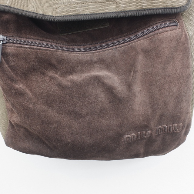 miumiu(ミュウミュウ)のMIU MIU 99FW suede mesh shoulder bag メンズのバッグ(ショルダーバッグ)の商品写真