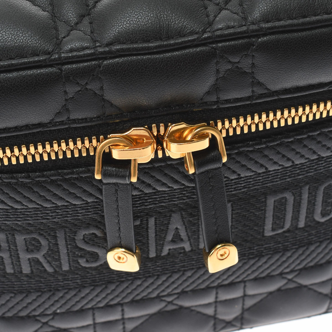 ディオール Dior S5488UNTR_M900 レディース ハンドバッグ カナージュ ブラック /ゴールド金具 ラムスキン