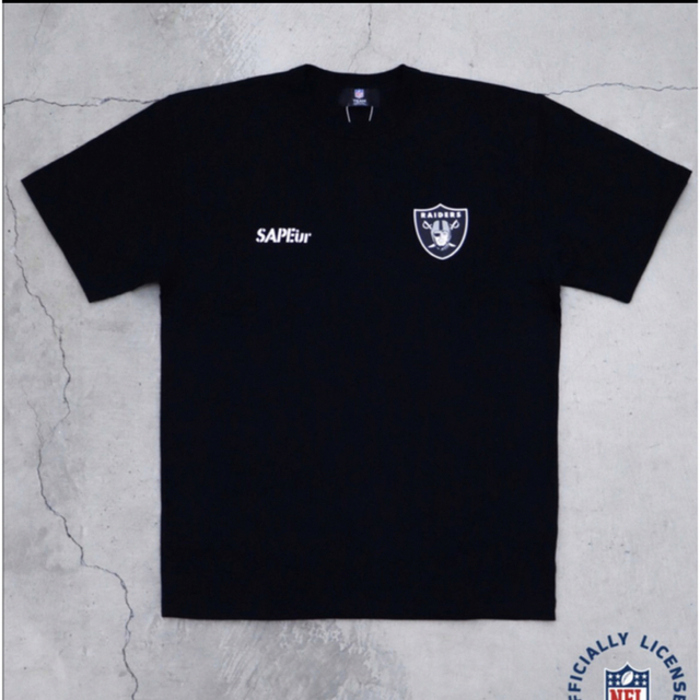 #FR2(エフアールツー)のRAIDERS×SAPEur ブラック L メンズのトップス(Tシャツ/カットソー(半袖/袖なし))の商品写真
