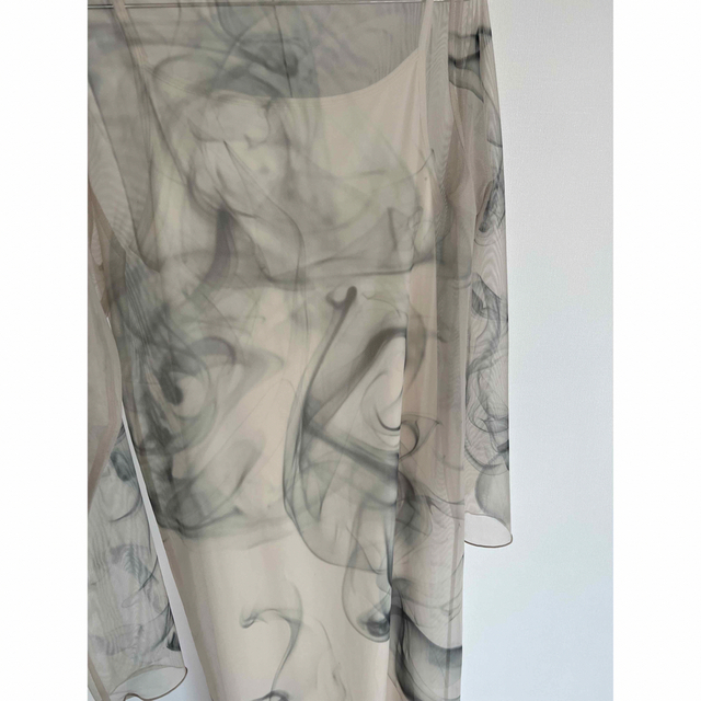 AMERI ⋆ CURL OF SMOKE SHEER DRESS