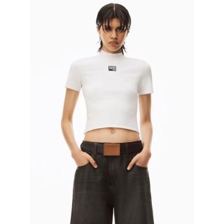 アレキサンダーワン(Alexander Wang)のアレキサンダーワン ボディコンニットモックネックトップス(Tシャツ(半袖/袖なし))