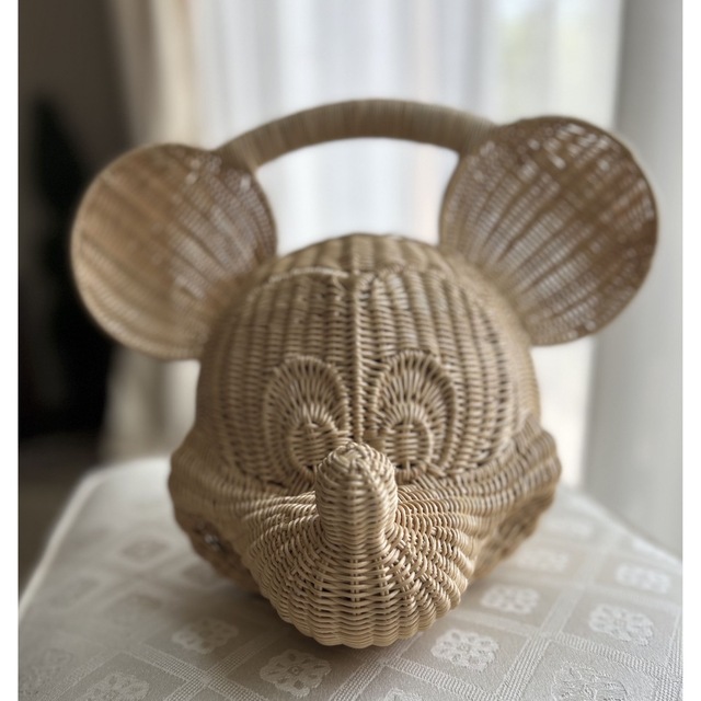 Disney - ミッキー かごバッグの通販 by M|ディズニーならラクマ