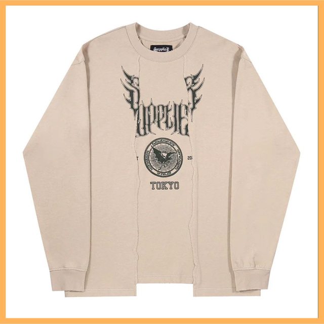 SUPPLIER サプライヤー ヴィンテージ カッティング ロンT 長袖Tシャツ | フリマアプリ ラクマ