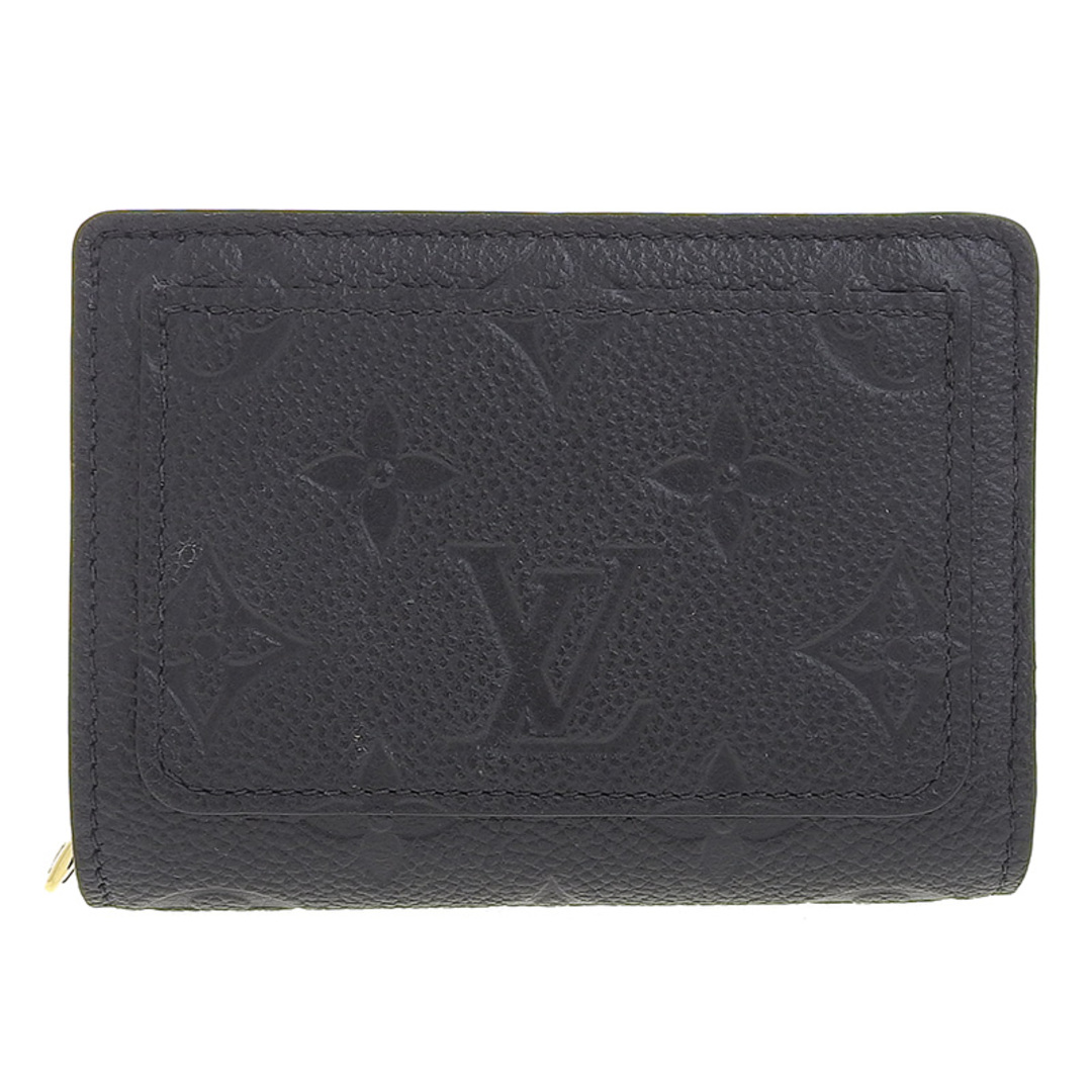 ルイ ヴィトン LOUIS VUITTON モノグラム アンプラント ポルトフォイユ クレア コンパクトウォレット ノワール M80151  新入荷 LV1309