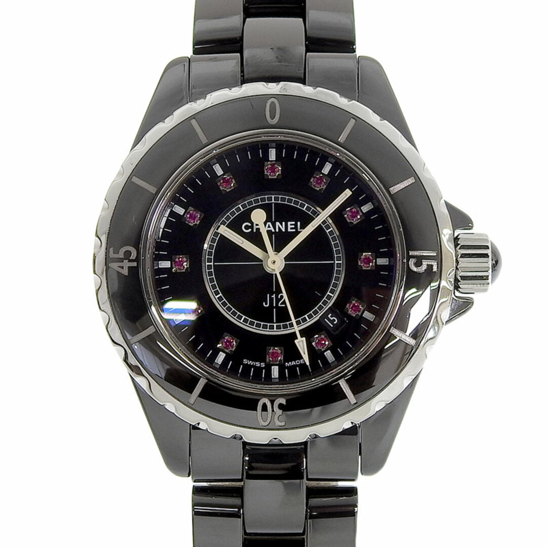 シャネル CHANEL J12 レディース クォーツ 腕時計 SS セラミック 12Pルビー ブラック文字盤 H1634 中古 新入荷 CH0861 | フリマアプリ ラクマ シャネル CHANEL J12 レディース クォーツ 腕時計 SS セラミック 12Pルビー ブラック文字盤 H1634 中古 新入荷 CH0861 | フリマアプリ ラクマ