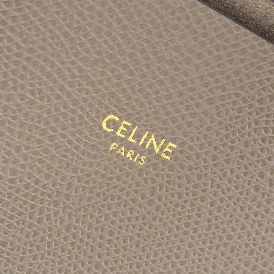 本商品は一点物ですセリーヌ CELINE バーティカルカバスモール 2WAYバッグ トートバッグ ショルダーバッグ レザー グレージュ 189813  新入荷 OB1437