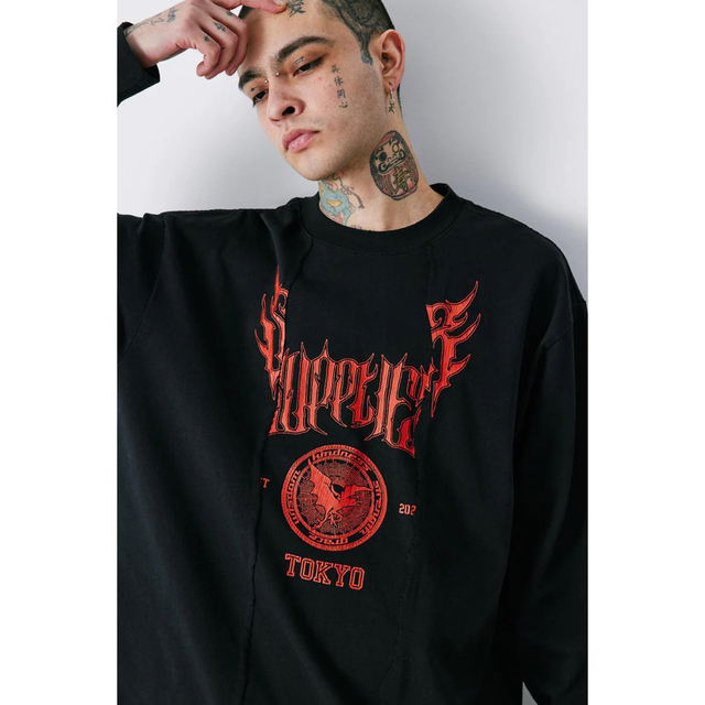 SUPPLIER サプライヤー ヴィンテージ カッティング ロンT 長袖Tシャツ