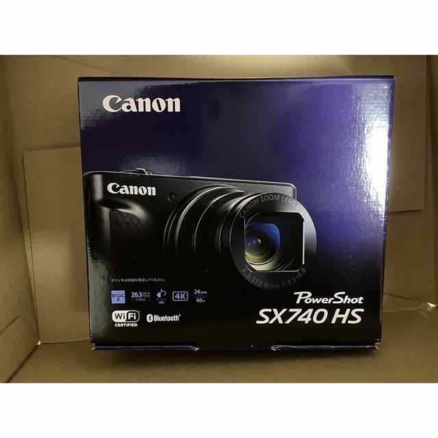 2022高い素材 Canon ブラック( BK HS SX740 PowerShot デジタルカメラ キヤノン - コンパクトデジタルカメラ
