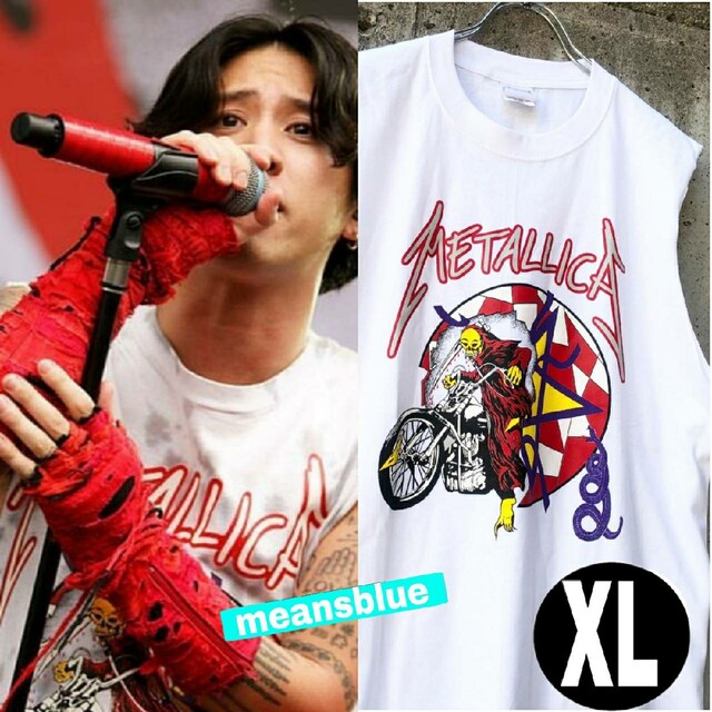 ONE OK ROCK(ワンオクロック)のXL94 半袖　mettalica worldtour Tシャツ メンズのトップス(Tシャツ/カットソー(半袖/袖なし))の商品写真