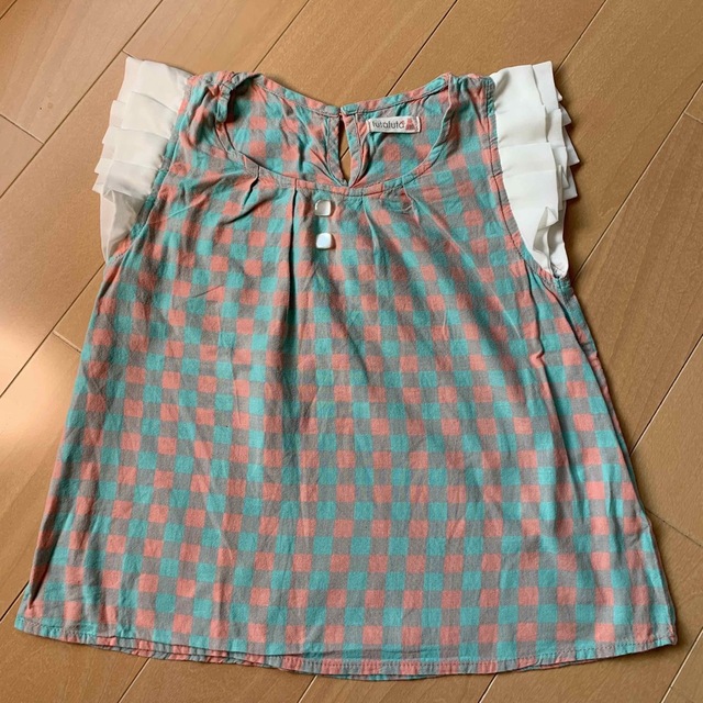 futafuta(フタフタ)のバースデー　フタフタ　半袖　120 キッズ/ベビー/マタニティのキッズ服女の子用(90cm~)(Tシャツ/カットソー)の商品写真