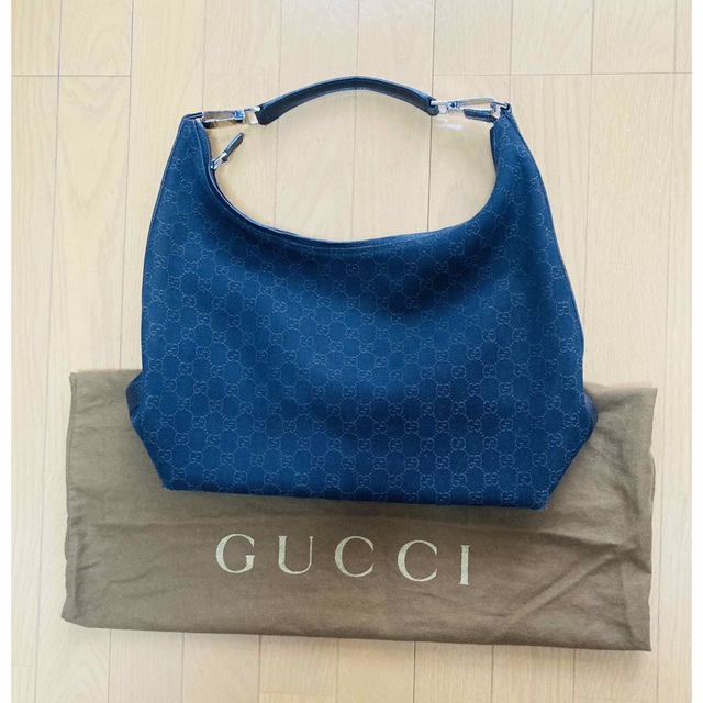 ☆GUCCI グッチ ショルダーバッグ GGキャンバス ダークブラウン