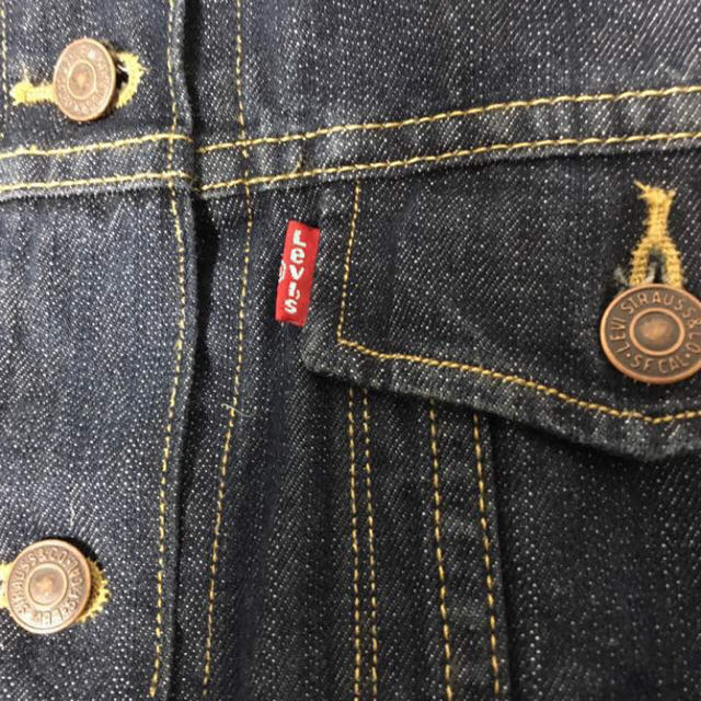 Levi's(リーバイス)のLevi's デニムジャケット Gジャン 美品 レディースのジャケット/アウター(Gジャン/デニムジャケット)の商品写真