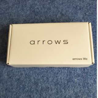 アローズ(arrows)のFCNT arrows We FCG01 ホワイト(スマートフォン本体)