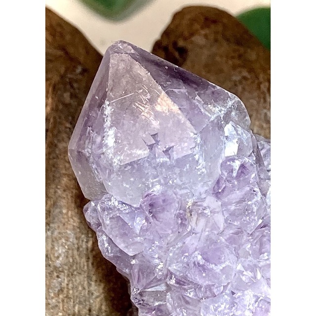 トライゴーニック✨虹入り カクタスアメジスト サボテン水晶 トライゴーニック✨虹入り カクタスアメジスト サボテン水晶