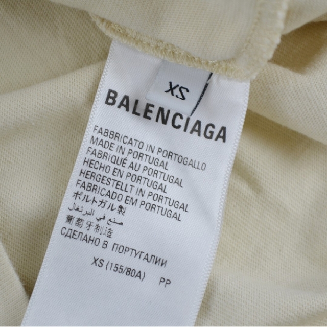 バレンシアガ/BALENCIAGA  641655 ロゴ刺繍 半袖T XS