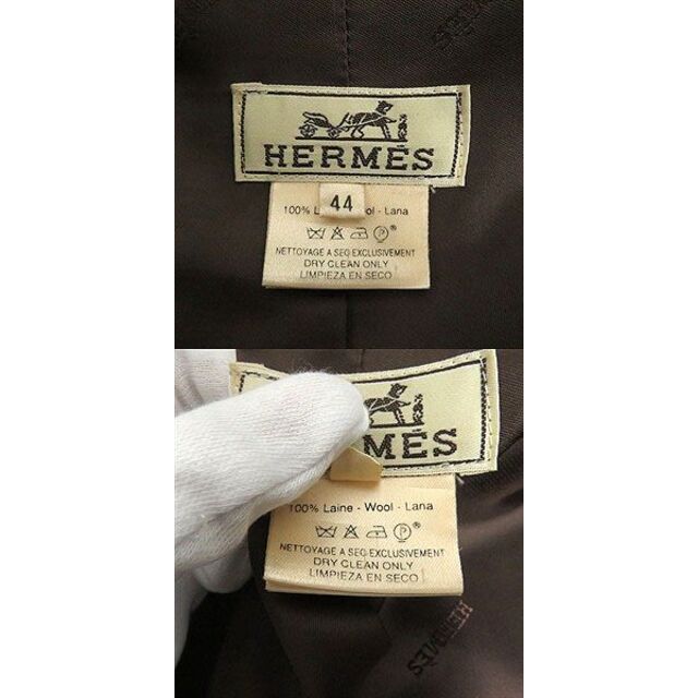 エルメス　HERMES 100%ウール　ヴィンテージシャツ　美品