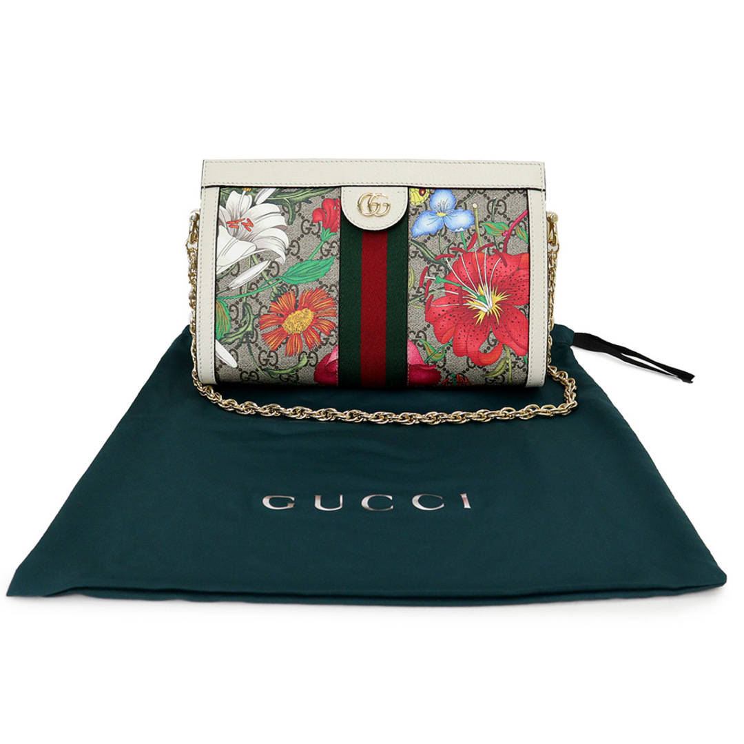 Gucci - グッチ オフィディア GGフローラ スモール チェーン