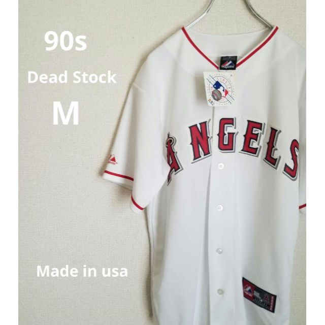 90SデッドストックMajestic Angels エンジェルス ユニフォームM - www 90SデッドストックMajestic Angels エンジェルス ユニフォームM - www