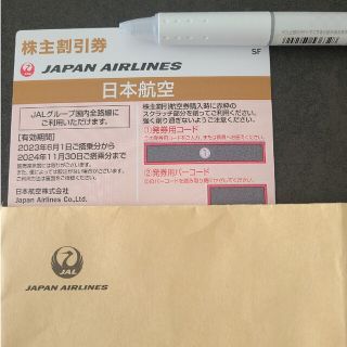 ジャル(ニホンコウクウ)(JAL(日本航空))のJAL　日本航空株主優待　１枚(ショッピング)