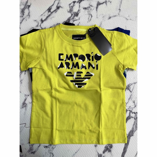 素晴らしい品質 アルマーニ 新品未使用 106 4 Tシャツ 半袖 キッズ