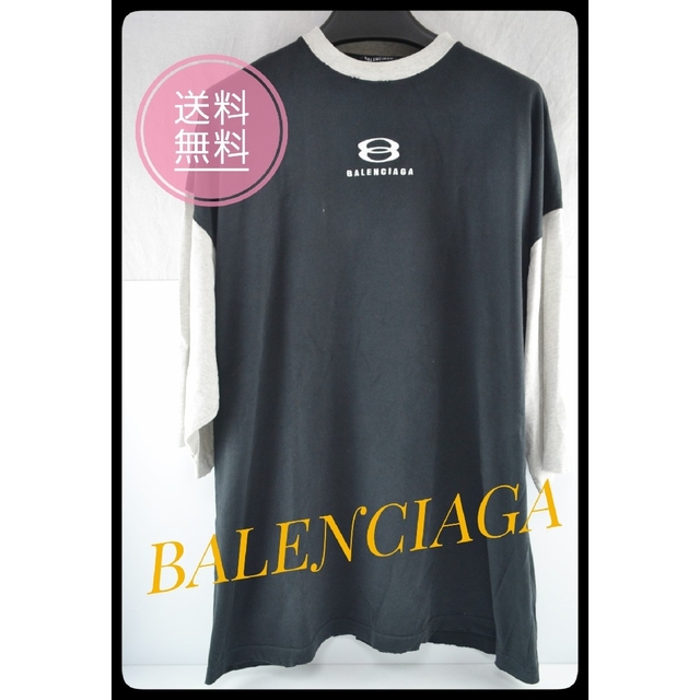 バレンシアガ/BALENCIAGA  699190 ロゴ 7分袖