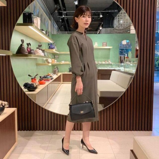 Demi-Luxe BEAMS - Demi-Luxe BEAMS ボリュームスリーブ ワンピース