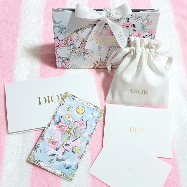 Dior ノート巾着ショッパーギフトラッピング