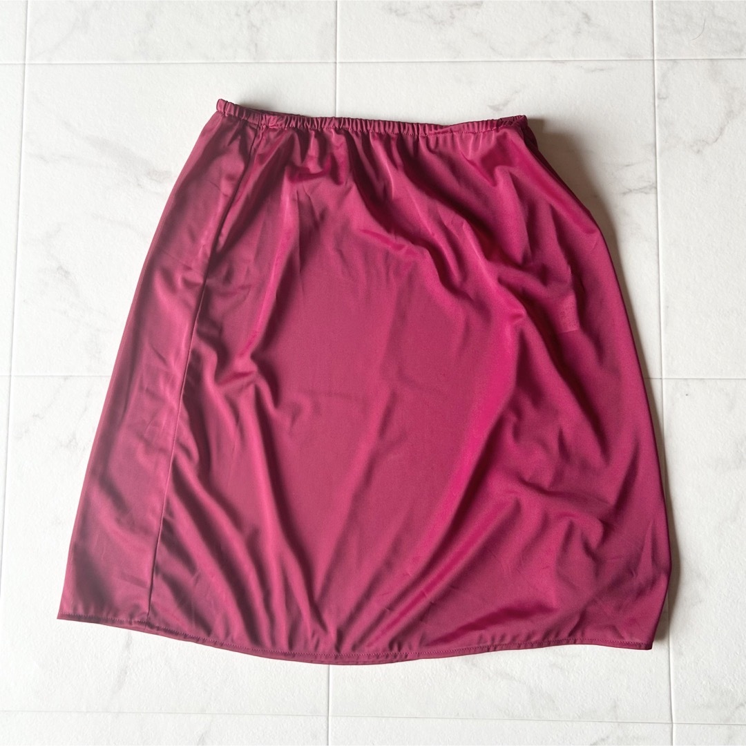 ほぼ新品】アナイ ウールジョーゼットVネックワンピース ピンク 38