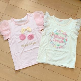 シャーリーテンプル(Shirley Temple)のシャーリーテンプル🎀カットソー2枚 120 難あり(Tシャツ/カットソー)