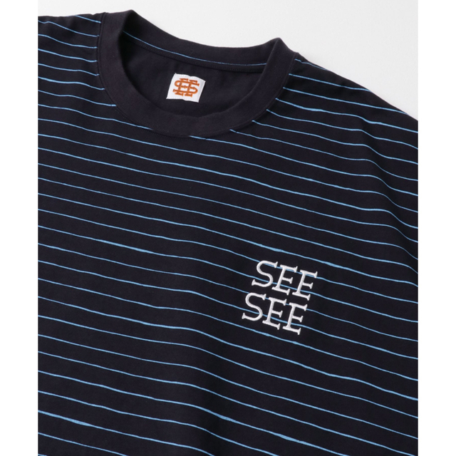 1LDK SELECT(ワンエルディーケーセレクト)のXXL SEE SEE SUPER BIG FLAT BOADER TEE メンズのトップス(Tシャツ/カットソー(七分/長袖))の商品写真