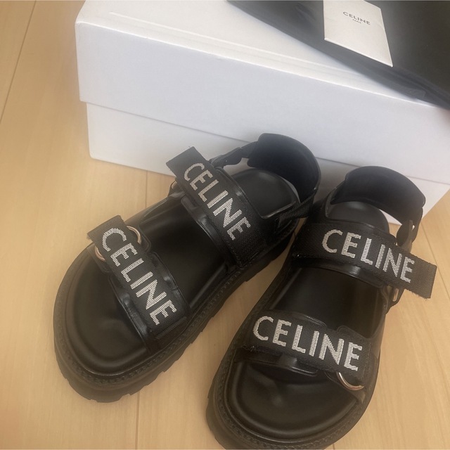 高質で安価 CELINE バルキー サンダル サンダル - acupunctureessex.co.uk