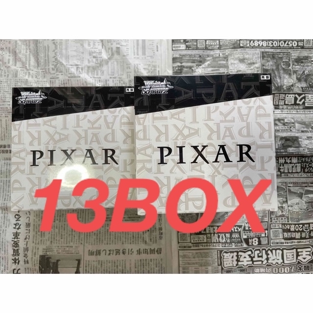 シュリンク付き Pixar 13box ヴァイスシュヴァルツ ピクサートレーディングカード