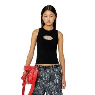 DIESEL - DIESEL レディース リブニット ノースリーブ トップス 完売