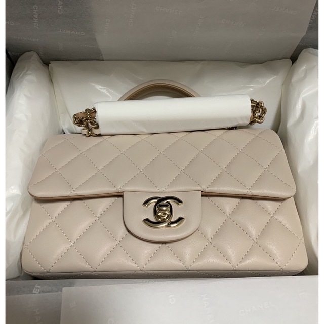 CHANEL(シャネル)のご専用でございます。新品 CHANEL トップハンドル ミニフラップ バッグ レディースのバッグ(ショルダーバッグ)の商品写真